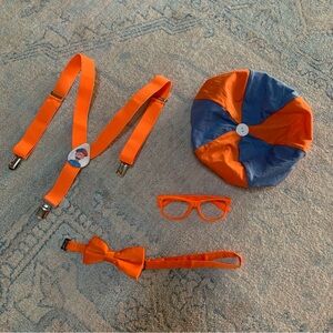 Blippi Kids Costume Suspenders Set